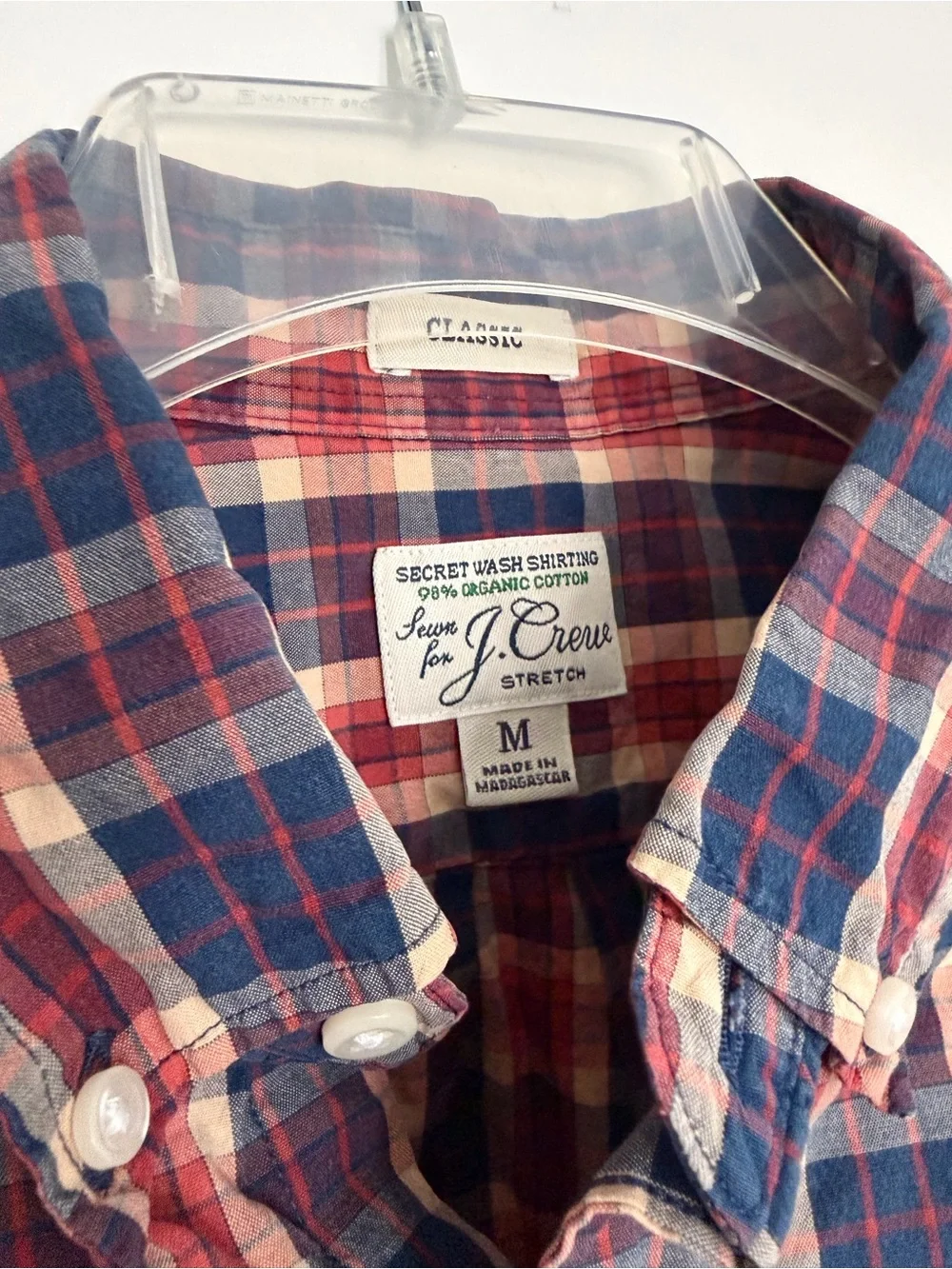 J. Crew Men's Plaid Button-Down Shirt